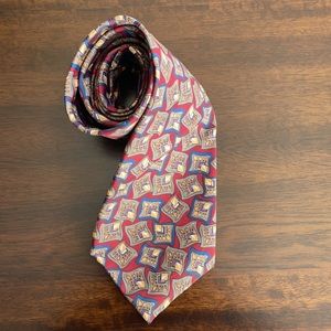 Christian Dior silk neck tie.